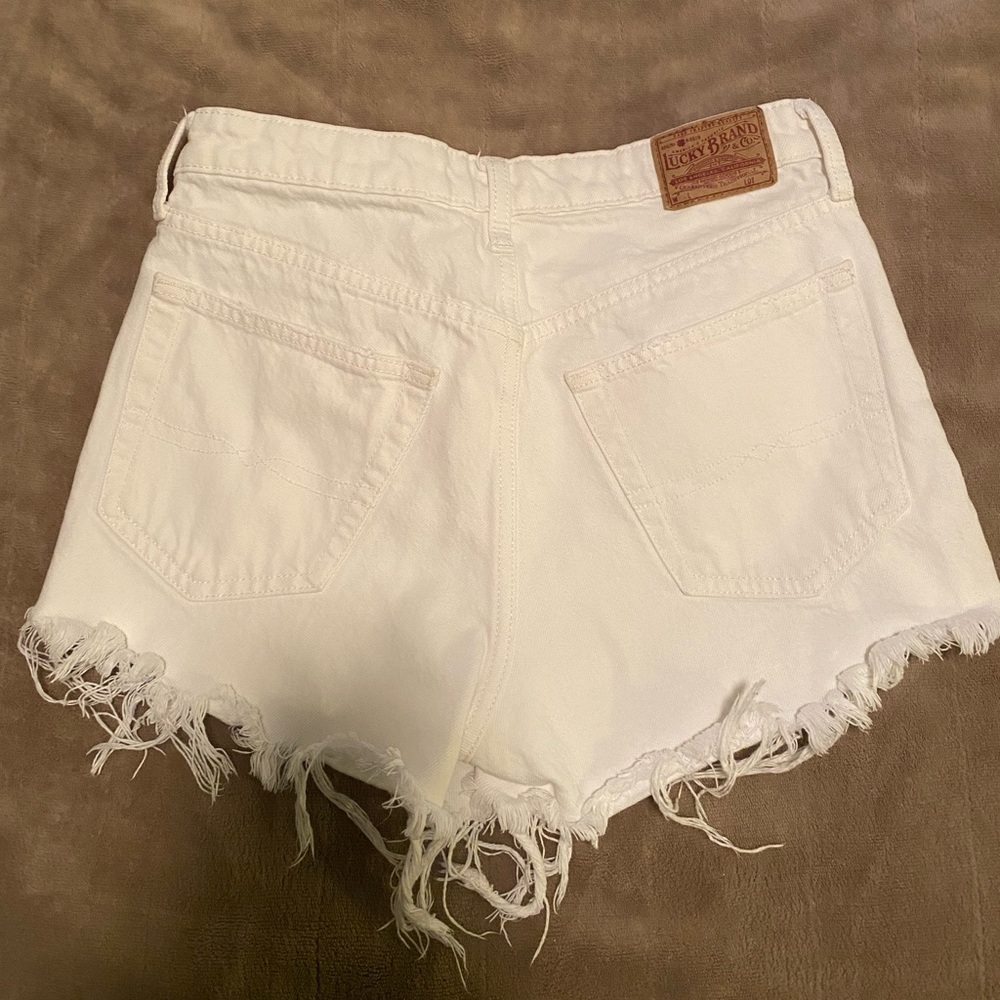 White Lucky Brand Jean Shorts